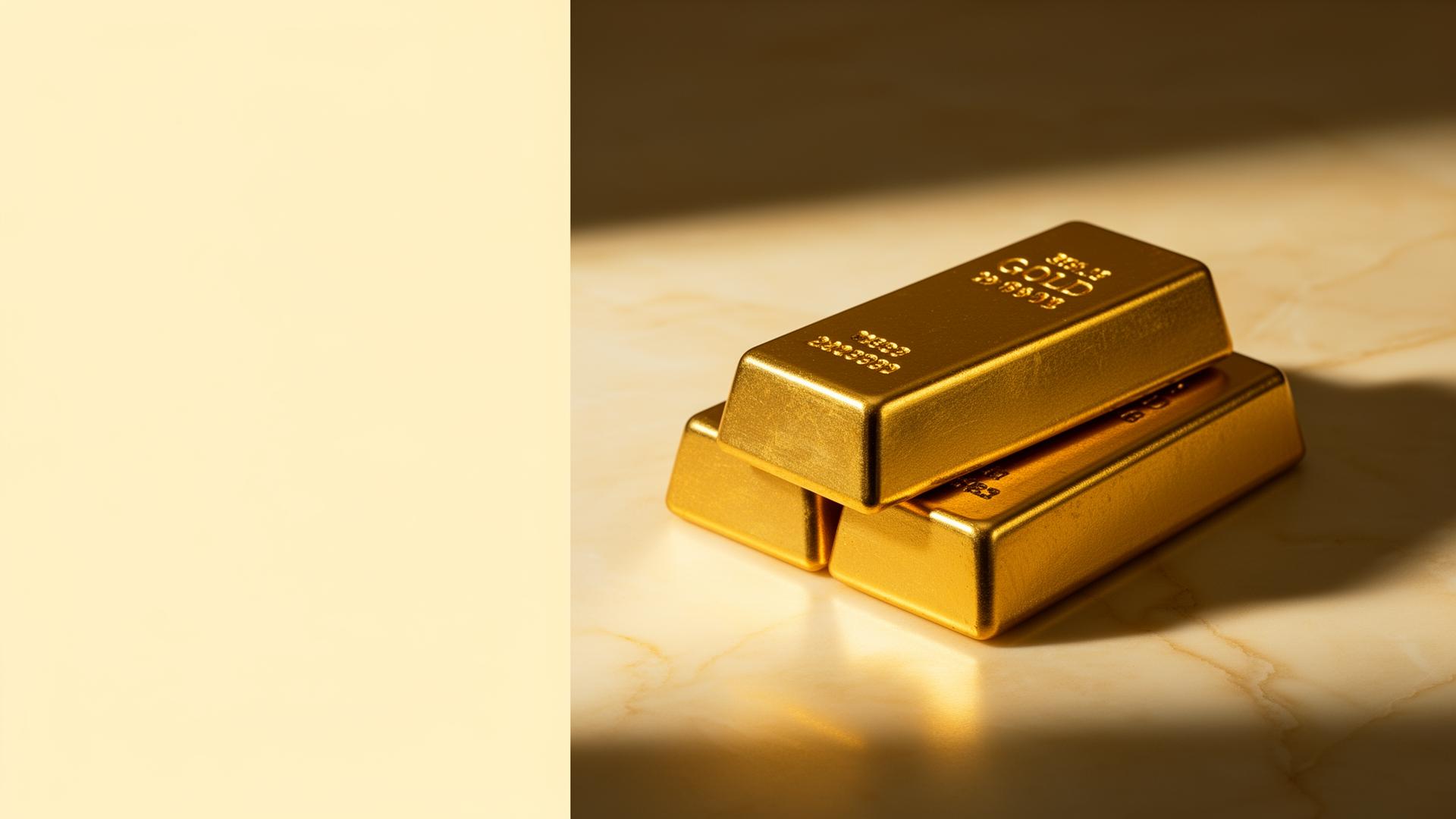 Investment-grade gold bars